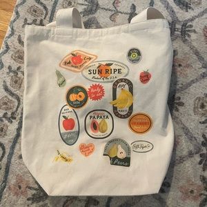 Rifle Paper Co. Fruit Stickers tote bag